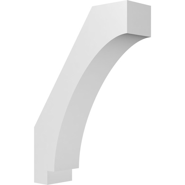 Ekena Millwork 5 1/2-in. W x 18-in. D x 26-in. H Imperial Architectural Grade PVC Knee Brace BRCP055X18X26IMP - main